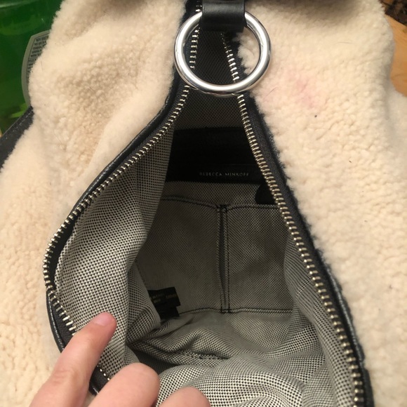 🚨PRICE DROP🚨 Rebecca Minkoff Genuine Shearling & Leather Julian Backpack - Picture 10 of 15